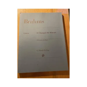 Henle Verlag Brahms 51 Übungen für Klavier