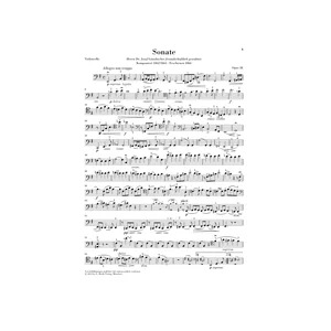 Henle Verlag Brahms Cellosonate op. 38