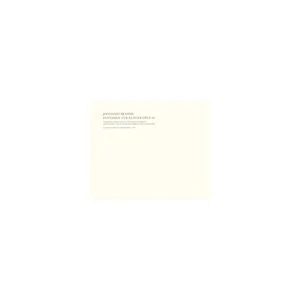 Henle Verlag Brahms Fantasien op. 116