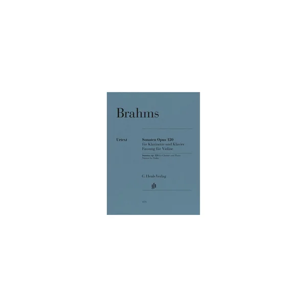 Henle Verlag Brahms Sonaten op.120 Violin
