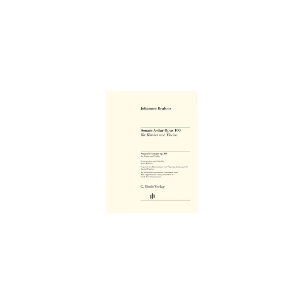 Henle Verlag Brahms Violinsonate op.100