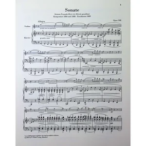 Henle Verlag Brahms Violinsonate op.108