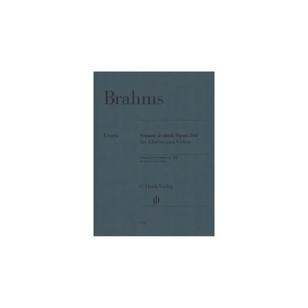 Henle Verlag Brahms Violinsonate op.108