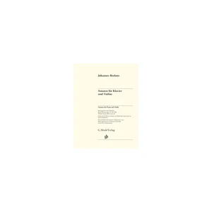 Henle Verlag Brahms Violinsonaten