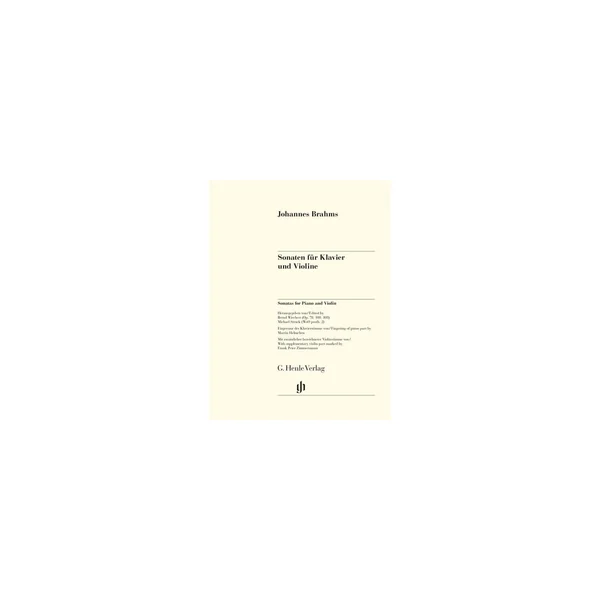 Henle Verlag Brahms Violinsonaten