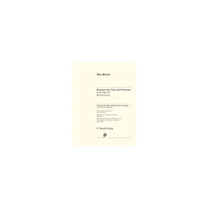 Henle Verlag Bruch Romanze op.85 Viola