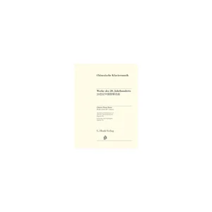 Henle Verlag Chinesische Klaviermusik