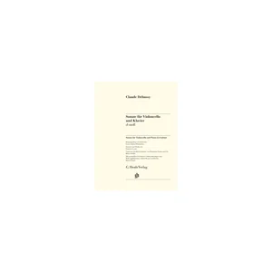 Henle Verlag Debussy Cellosonate