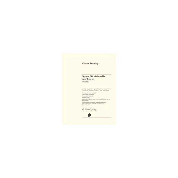 Henle Verlag Debussy Cellosonate