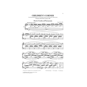 Henle Verlag Debussy Children's Corner