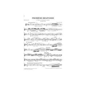 Henle Verlag Debussy Première Rhapsodie