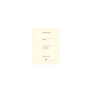 Henle Verlag Debussy Rêverie