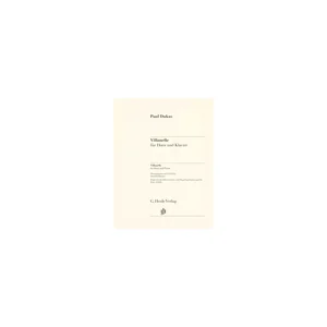 Henle Verlag Dukas Villanelle Horn