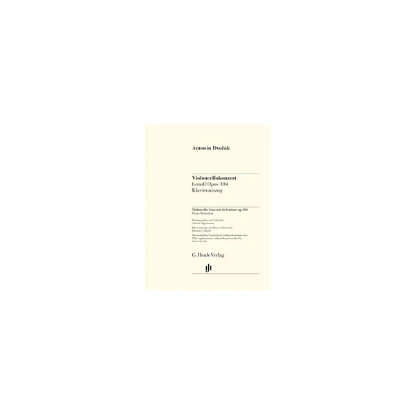 Henle Verlag Dvorák Cellokonzert op.104
