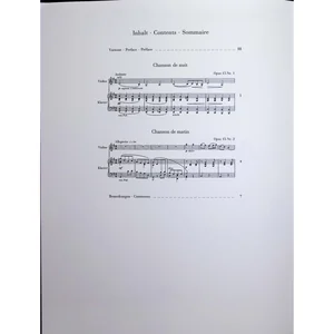 Henle Verlag Elgar Chanson De Nuit/De Matin