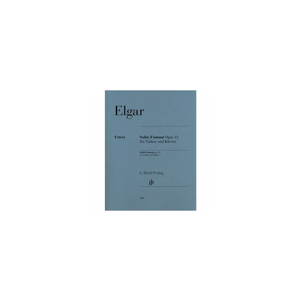 Henle Verlag Elgar Salut d'Amour Violin