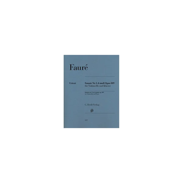 Henle Verlag Fauré Cellosonate Nr. 1