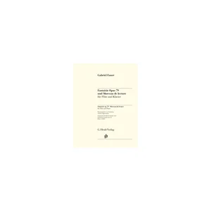 Henle Verlag Fauré Fantaisie op. 79