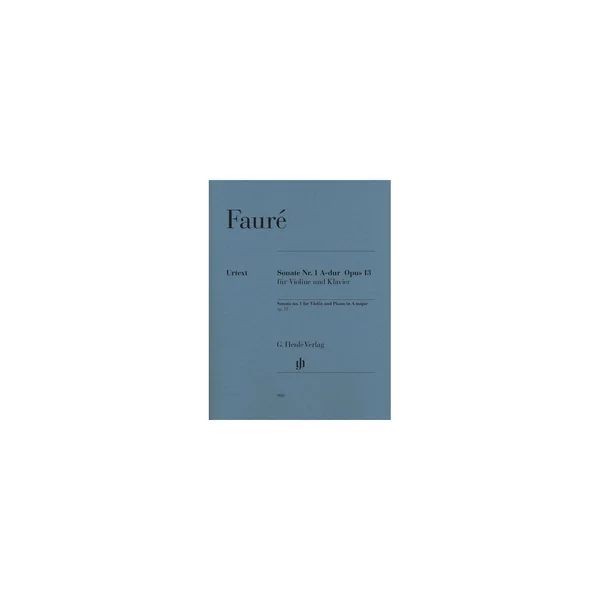Henle Verlag Fauré Violinsonate Nr. 1