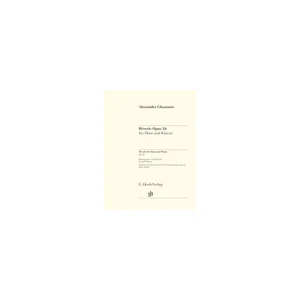 Henle Verlag Glasunow Reverie Horn op.24