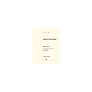 Henle Verlag Grieg Sämtliche Lyrische Stück