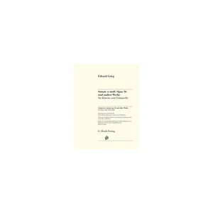 Henle Verlag Grieg Sonate a-moll op. 36