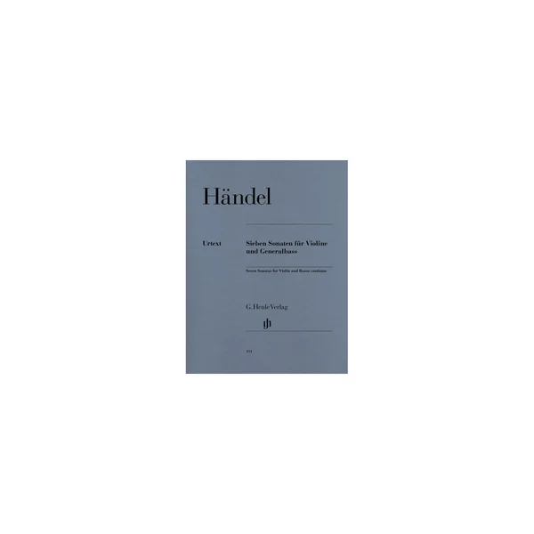 Henle Verlag Händel Sieben Sonaten Violin