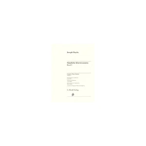 Henle Verlag Haydn Klaviersonaten 1