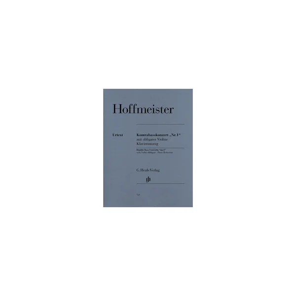Henle Verlag Hoffmeister Kontrabasskonzert