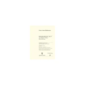 Henle Verlag Hoffmeister Kontrabasskonzert