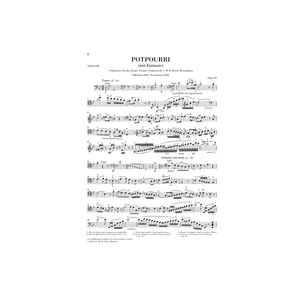 Henle Verlag Hummel Potpourri op.95 Cello