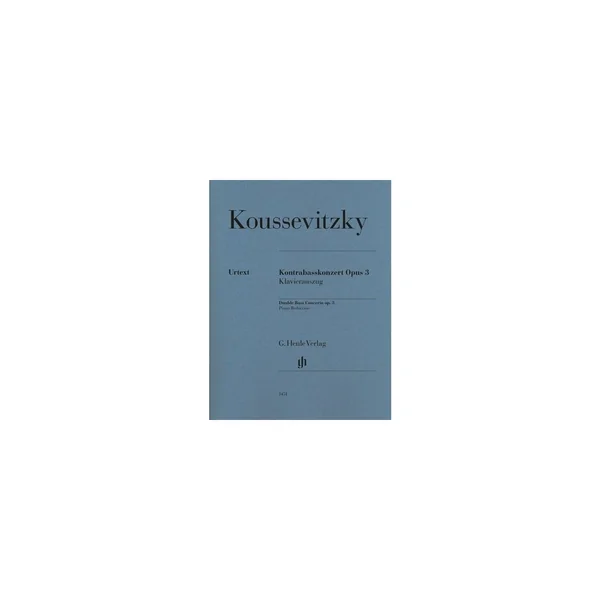 Henle Verlag Koussevitzky Kontrabasskonzert