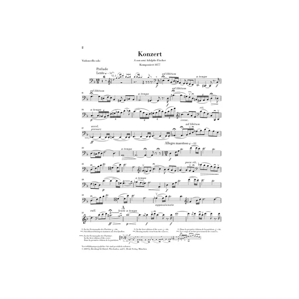 Henle Verlag Lalo Violoncellokonzert