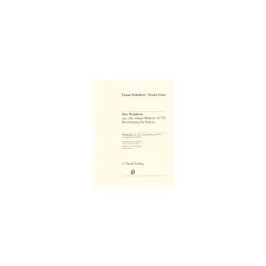 Henle Verlag Liszt Das Wandern Piano