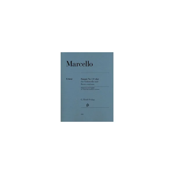 Henle Verlag Marcello Cellosonate Nr.1