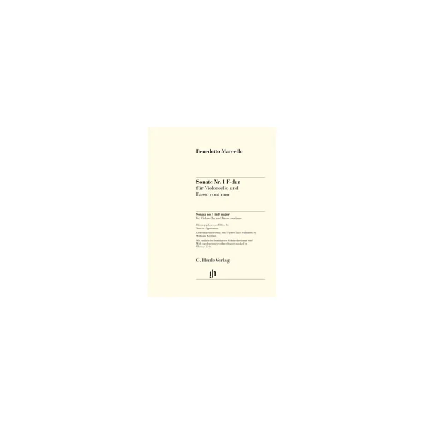 Henle Verlag Marcello Cellosonate Nr.1