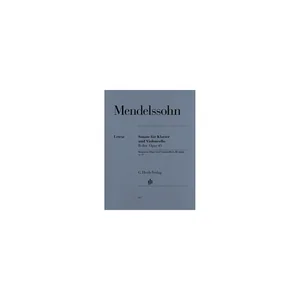 Henle Verlag Mendelssohn Cellosonate op. 45