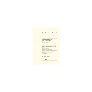 Henle Verlag Mendelssohn Cellosonate op. 45