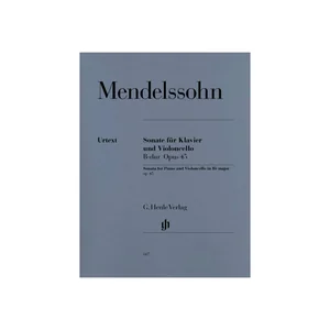 Henle Verlag Mendelssohn Cellosonate op. 45