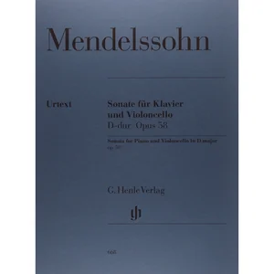 Henle Verlag Mendelssohn Cellosonate op. 58