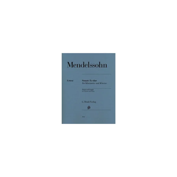 Henle Verlag Mendelssohn Klarinettensonate