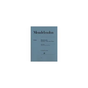 Henle Verlag Mendelssohn Lieder ohne Worte