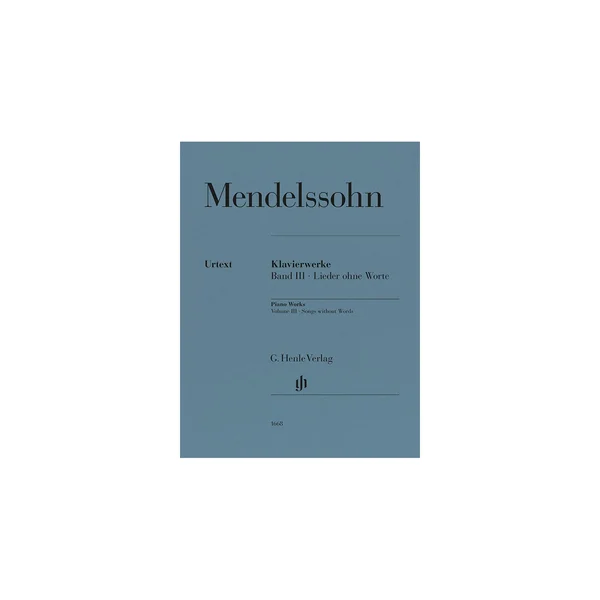 Henle Verlag Mendelssohn Lieder ohne Worte