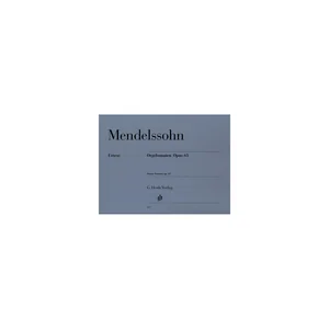 Henle Verlag Mendelssohn Orgelsonaten