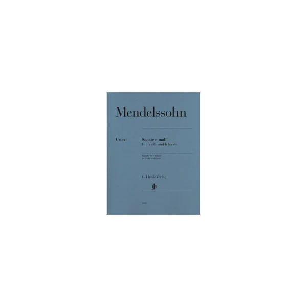 Henle Verlag Mendelssohn Violasonate