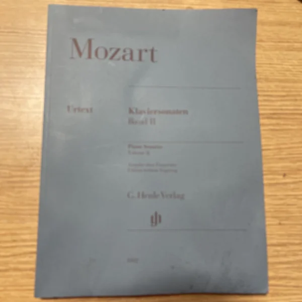 Henle Verlag Mozart Klaviersonaten 2