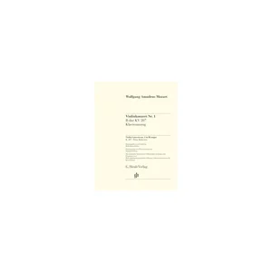 Henle Verlag Mozart Violinkonzert Nr. 1