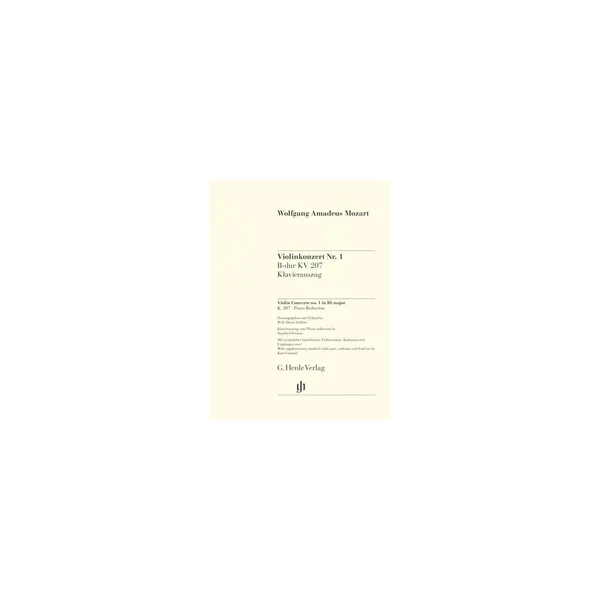 Henle Verlag Mozart Violinkonzert Nr. 1