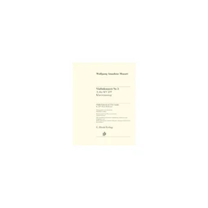 Henle Verlag Mozart Violinkonzert Nr. 5