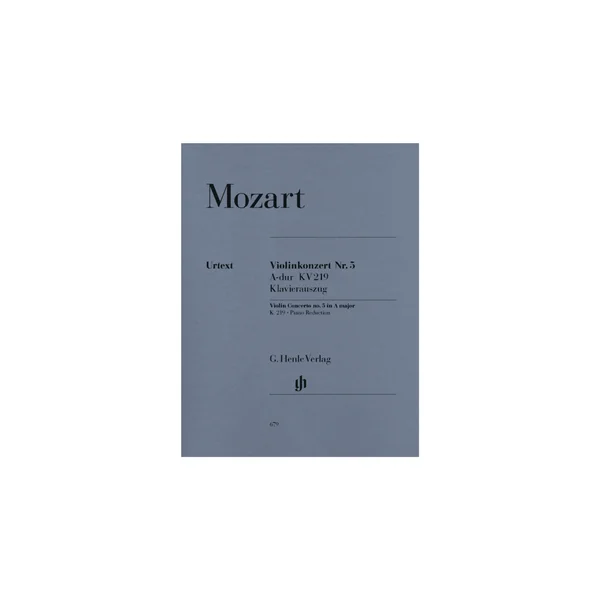 Henle Verlag Mozart Violinkonzert Nr. 5